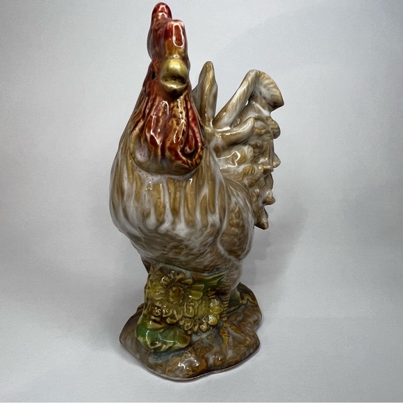 Hen & Rooster Decorative Ceramic Figures 6-6.5” Unbranded - Picture 9 of 14